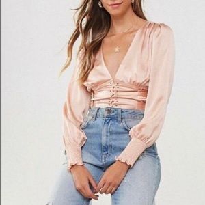 Forever 21 Silk Blouse